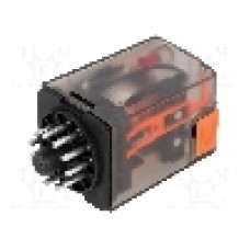 Releu electromagnetic, 24V DC, 10A, 3PDT, serie MT, TE Connectivity - 8-1393091-4