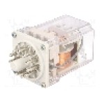 Releu electromagnetic, 24V DC, 10A, 3PDT, serie R15, RELPOL - R15-2013-23-1024-PKP