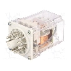 Releu electromagnetic, 24V DC, 10A, 3PDT, serie R15, RELPOL - R15-2013-23-1024-PKP