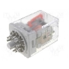 Releu electromagnetic, 24V DC, 10A, 3PDT, serie R15, RELPOL - R15-2013-23-1024-WTD