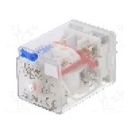 Releu electromagnetic, 24V DC, 10A, DPDT, serie HR70, LOVATO ELECTRIC - HR702CD024