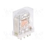 Releu electromagnetic, 24V DC, 10A, DPDT, serie R2M, RELPOL - R2M-2012-23-1024