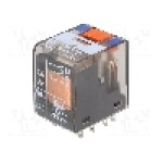 Releu electromagnetic, 24V DC, 12A, DPDT, serie PT, TE Connectivity - 4-1419111-2