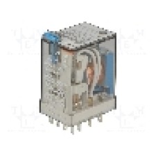 Releu electromagnetic, 24V DC, 15A, 4PDT, serie 55.34, FINDER - 55.34.9.024.0040