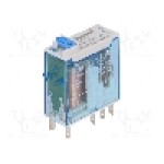 Releu electromagnetic, 24V DC, 15A, DPDT, serie 46.52, FINDER - 46.52.9.024.0074