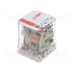 Releu electromagnetic, 24V DC, 16A, 3PDT, serie RUC, RELPOL - RUC-3013-26-1024