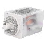 Releu electromagnetic, 24V DC, 20A, 3PDT, serie R15, RELPOL - R15-2013-23-1024-WT