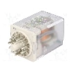 Releu electromagnetic, 24V DC, 20A, 3PDT, serie R15, RELPOL - R15-2013-23-1024-WTL