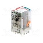 Releu electromagnetic, 24V DC, 20A, 3PDT, serie R3N, RELPOL - R3N-2013-23-1024-WTLD