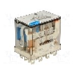 Releu electromagnetic, 24V DC, 20A, 4PDT, serie 56.34, FINDER - 56.34.9.024.0040