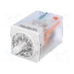 Releu electromagnetic, 24V DC, 20A, DPDT, serie R15, RELPOL - R15-2012-23-1024-WT
