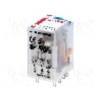 Releu electromagnetic, 24V DC, 24A, DPDT, serie R2N, RELPOL - R2N-2012-23-1024-WT