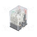 Releu electromagnetic, 24V DC, 3A, 4PDT, serie MY-GS, OMRON - MY4N-GS 24VDC