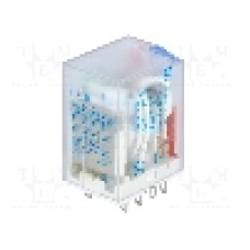 Releu electromagnetic, 24V DC, 5A, 4PDT, serie LB4HN, Recoy/RAYEX ELECTRONICS - LB4HN-24DTS