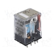 Releu electromagnetic, 24V DC, 5A, 4PDT, serie MY4, OMRON - MY4 24VDC (S)