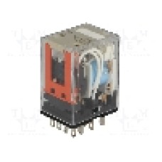 Releu electromagnetic, 24V DC, 5A, 4PDT, serie MY4, OMRON - MY4N-D2 24VDC (S)