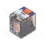 Releu electromagnetic, 24V DC, 6A, 4PDT, serie PT, TE Connectivity - 1-1393154-2