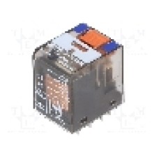 Releu electromagnetic, 24V DC, 6A, 4PDT, serie PT, TE Connectivity - 1-1393154-2