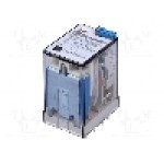 Releu electromagnetic, 24V DC, 7A, 4PDT, serie 55.34, FINDER - 55.34.9.024.0094