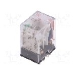 Releu electromagnetic, 24V DC, 7A, DPDT, serie MY-GS, OMRON - MY2N-GS 24VDC