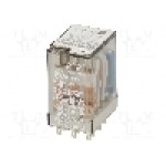 Releu electromagnetic, 24V DC, {{Curent max.contacte}}, 3PDT, serie 55.33, FINDER - 55.33.9.024.0000