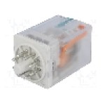 Releu electromagnetic, 48V DC, 20A, DPDT, serie R15, RELPOL - R15-2012-23-1048-WT
