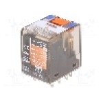 Releu electromagnetic, 48V DC, 6A, 4PDT, serie PT, TE Connectivity - 8-1419111-1
