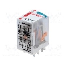 Releu electromagnetic, 48V DC, 6A, 4PDT, serie R4N, RELPOL - R4N-2014-23-1048-WT Releu electromagnetic, 48V DC, 6A, 4PDT, serie R4N, RELPOL - R4N-2014-23-1048-WT