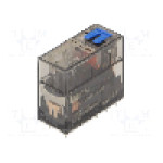 Releu electromagnetic, DPDT, 12V DC, 8A, seria RMP84, RELPOL - RMP84-2012-25-1012-WT