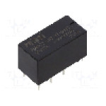 Releu electromagnetic, DPDT, 9V DC, 2A, seria RSM822, RELPOL - RSM822-6112-85-S009