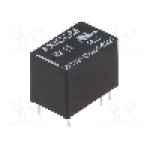 Releu miniaturale, 12V DC, 1.25A, serie W11, TE Connectivity - 1-1393779-6