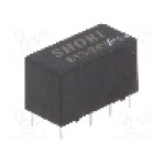 Releu miniaturale, 12V DC, 2A, serie S13, SHORI ELECTRIC - S13-12V-2C