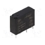 Releu miniaturale, 12V DC, 5A, serie HONGFA RELAY - HF46F/12-HS1