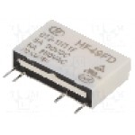 Releu miniaturale, 12V DC, 5A, serie HONGFA RELAY - HF49FD/012-1H11F