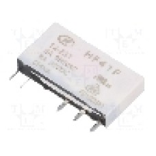 Releu miniaturale, 12V DC, 6A, serie HF41F, HONGFA RELAY - HF41F/12-ZST