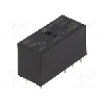 Releu miniaturale, 12V DC, 8A, serie HONGFA RELAY - HF115FK/12-2Z4T