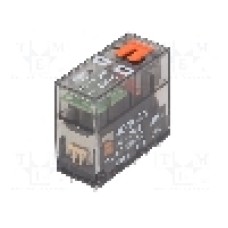 Releu miniaturale, 24V AC, 8A, serie HONGFA RELAY - HF115FP/A24-2Z4B