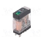Releu miniaturale, 24V DC, 10A, serie RXG, SCHNEIDER ELECTRIC - RXG12BD