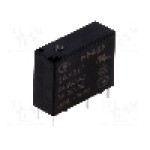 Releu miniaturale, 24V DC, 5A, serie HF46F, HONGFA RELAY - HF46F/24-HS1T