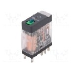 Releu miniaturale, 24V DC, 5A, serie RXG, SCHNEIDER ELECTRIC - RXG21BD