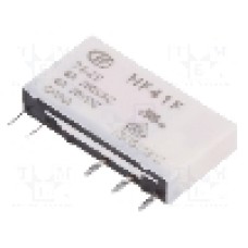 Releu miniaturale, 24V DC, 6A, serie HF41F, HONGFA RELAY - HF41F/24-ZS