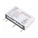 Releu miniaturale, 5V DC, 5A, serie HONGFA RELAY - HF49FD/005-1H12T