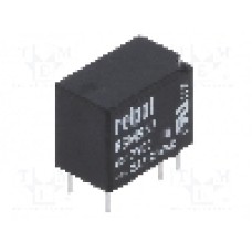 Releu subminiaturale, 12V DC, 2A, serie RSM957, RELPOL - RSM957-0111-85-S012