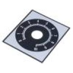 Scala gradata, 0 ... 10, 48x42mm, aluminiu, SUPERTRONIC - 220.203