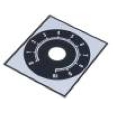 Scala gradata, 0 ... 10, 48x42mm, aluminiu, SUPERTRONIC - 220.203