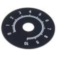 Scala gradata, 0 ... 10, Ø50mm, aluminiu, SUPERTRONIC - 220.107