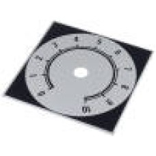 Scala gradata, 0 ... 10, 84x84mm, aluminiu, SUPERTRONIC - 220.209