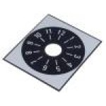 Scala gradata, 1 ... 12, 48x42mm, aluminiu, SUPERTRONIC - 220.312