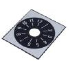 Scala gradata, 1 ... 12, 48x42mm, aluminiu, SUPERTRONIC - 220.312