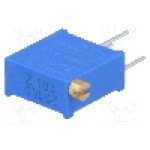 Trimer multitura, 10kΩ, 3/8 inch, 500mW, BOURNS - 3296Z-1-103LF